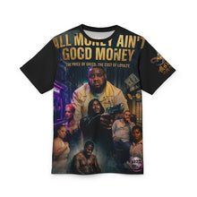 Load image into Gallery viewer, All Money Ain't Good Money Graphic Tee — Urban Hustle Movie Poster T-Shirt