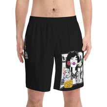 Load image into Gallery viewer, Be Stress-free Men's Elastic Beach Shorts (AOP)