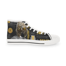 Load image into Gallery viewer, BLACK & GOLD MG Men's High Top Sneakers