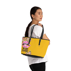 Bad Girlz MG Yellow PU Leather Shoulder Bag