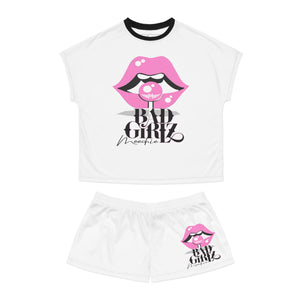 Bad Girlz MG Women's Short Pajama Set (AOP)