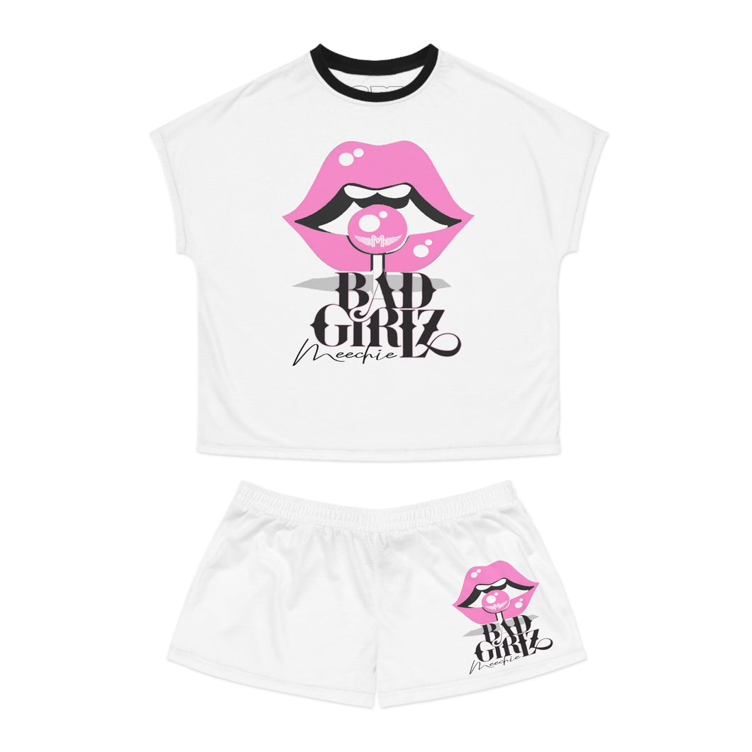 Bad Girlz MG Women's Short Pajama Set (AOP)