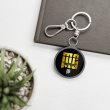 Load image into Gallery viewer, BLACK MG Keyring Tag
