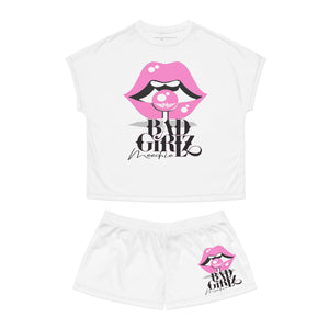 Bad Girlz MG Women's Short Pajama Set (AOP)