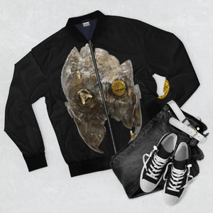 Gold Face MG  AOP Bomber Jacket