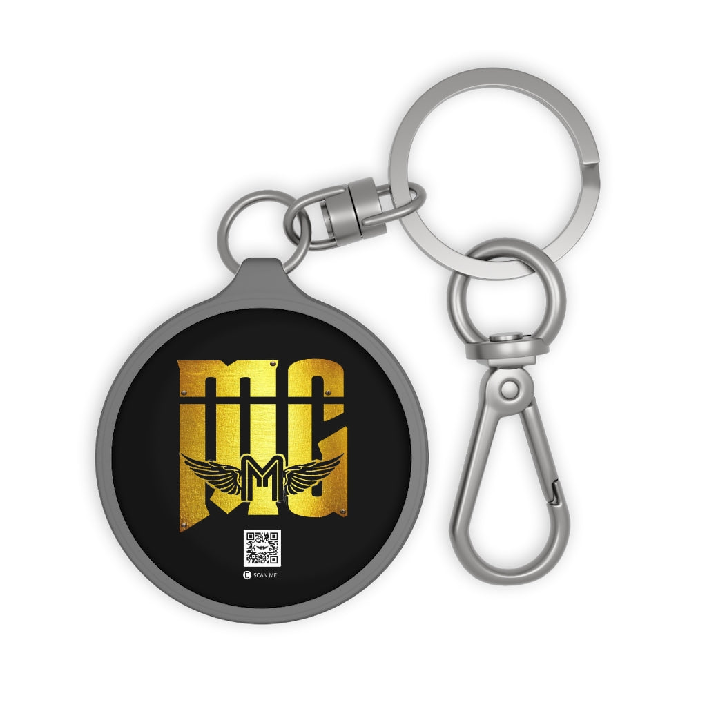 BLACK MG Keyring Tag